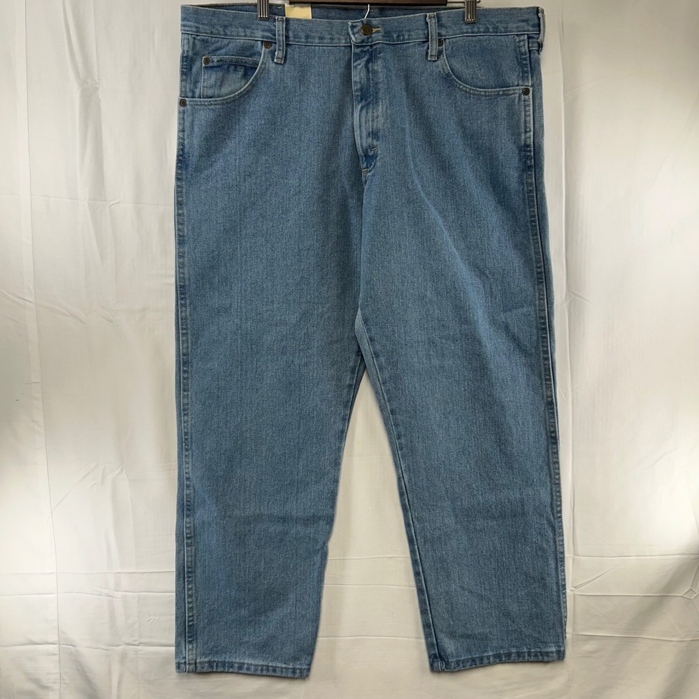 Wrangler Rugged Wear Jeans Mens 40x29 Light Blue Relaxed Fit 1035001VI